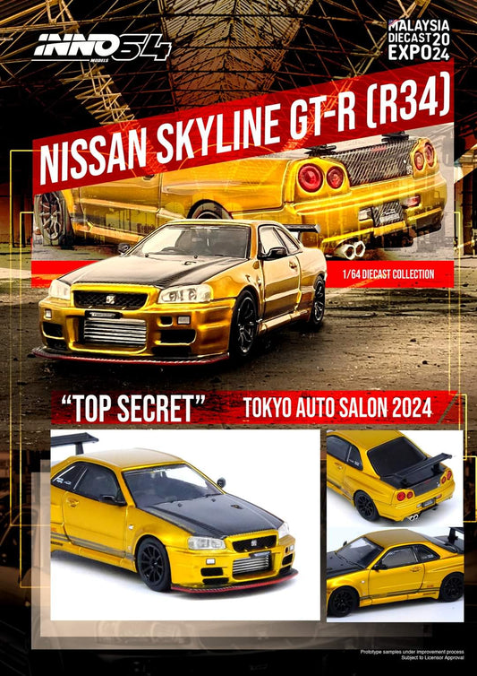 Inno64 Nissan Skyline GT-R R34 Top Secret Malaysia Diecast Expo