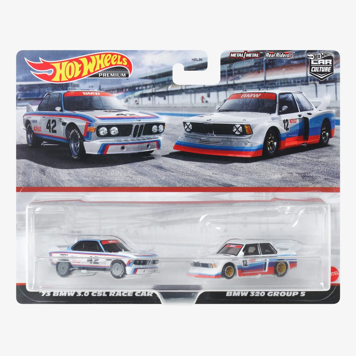 Hot Wheels Premium Car Culture Twin Pack BMW 320 GROUP 5 & 1973 3.0 CSL RACE CAR