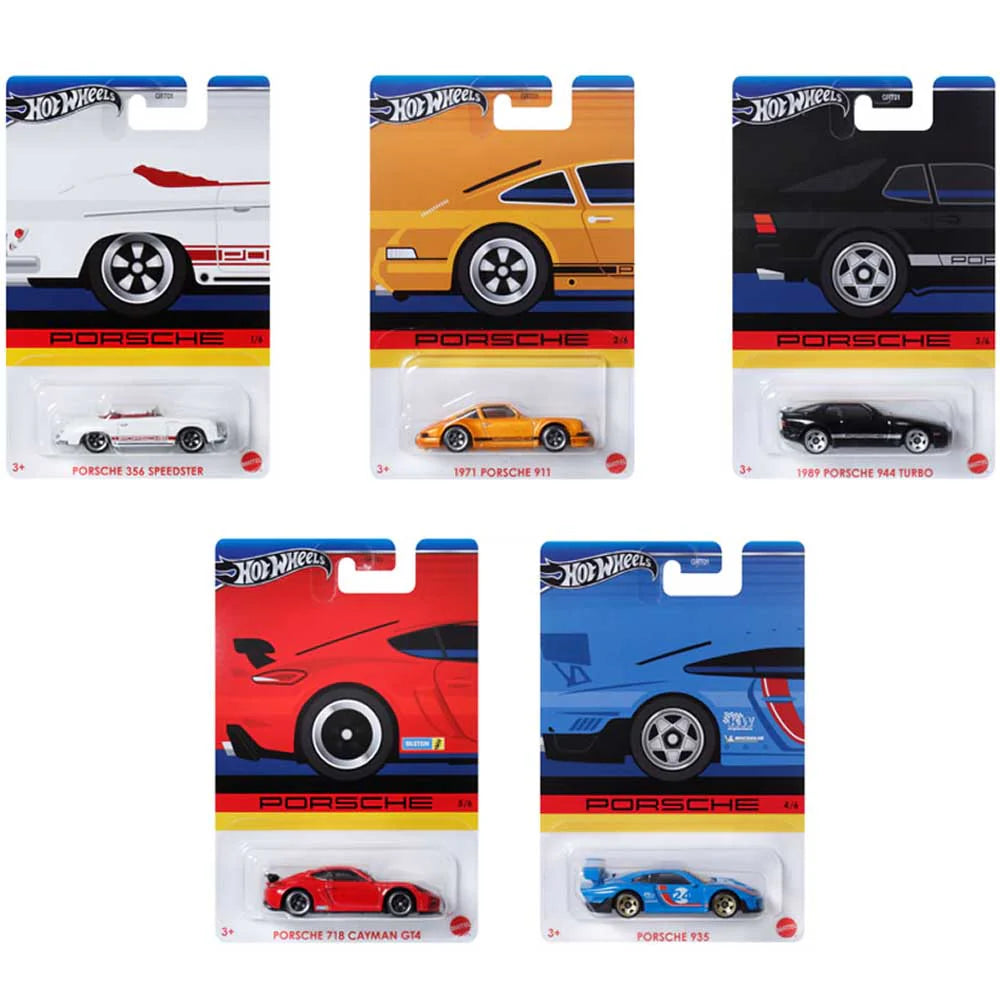 Hot Wheels Celebrations Porsche Set of 6