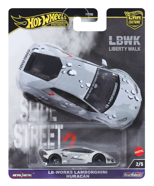 Hot Wheels Premium Car Culture Slide Street 2 LBWK Lamborghini Huracan