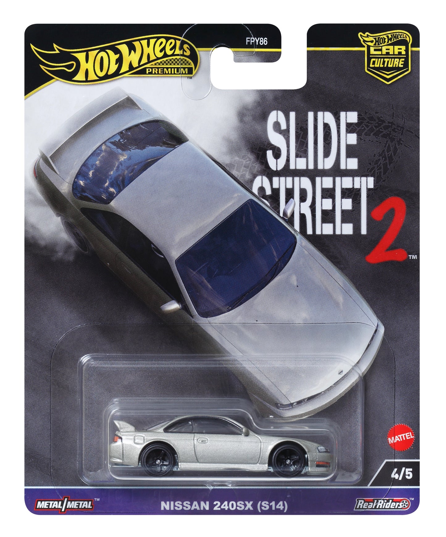 Hot Wheels Premium Car Culture Slide Street 2 Nissan 240SX (S14) Silvia