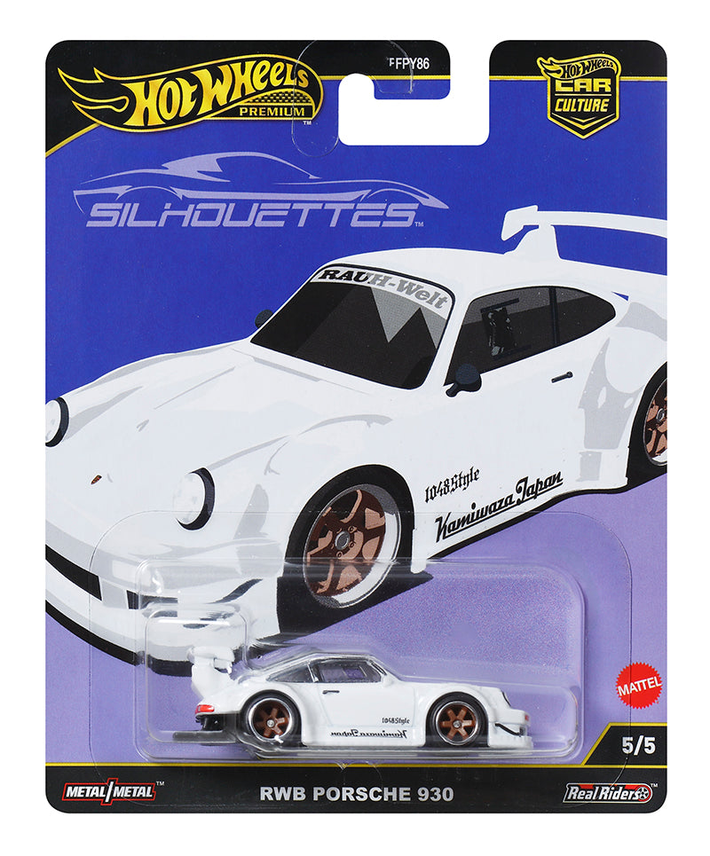 Hot Wheels Silhouettes 2025 RWB Porsche 930 White
