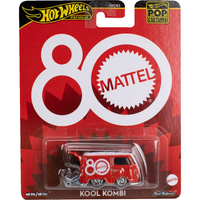 Hot Wheels Pop Culture 2025 Kool Kombi Mattel 80th Anniversary