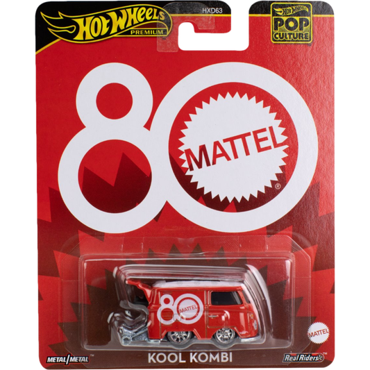 Hot Wheels Pop Culture 2025 Kool Kombi Mattel 80th Anniversary