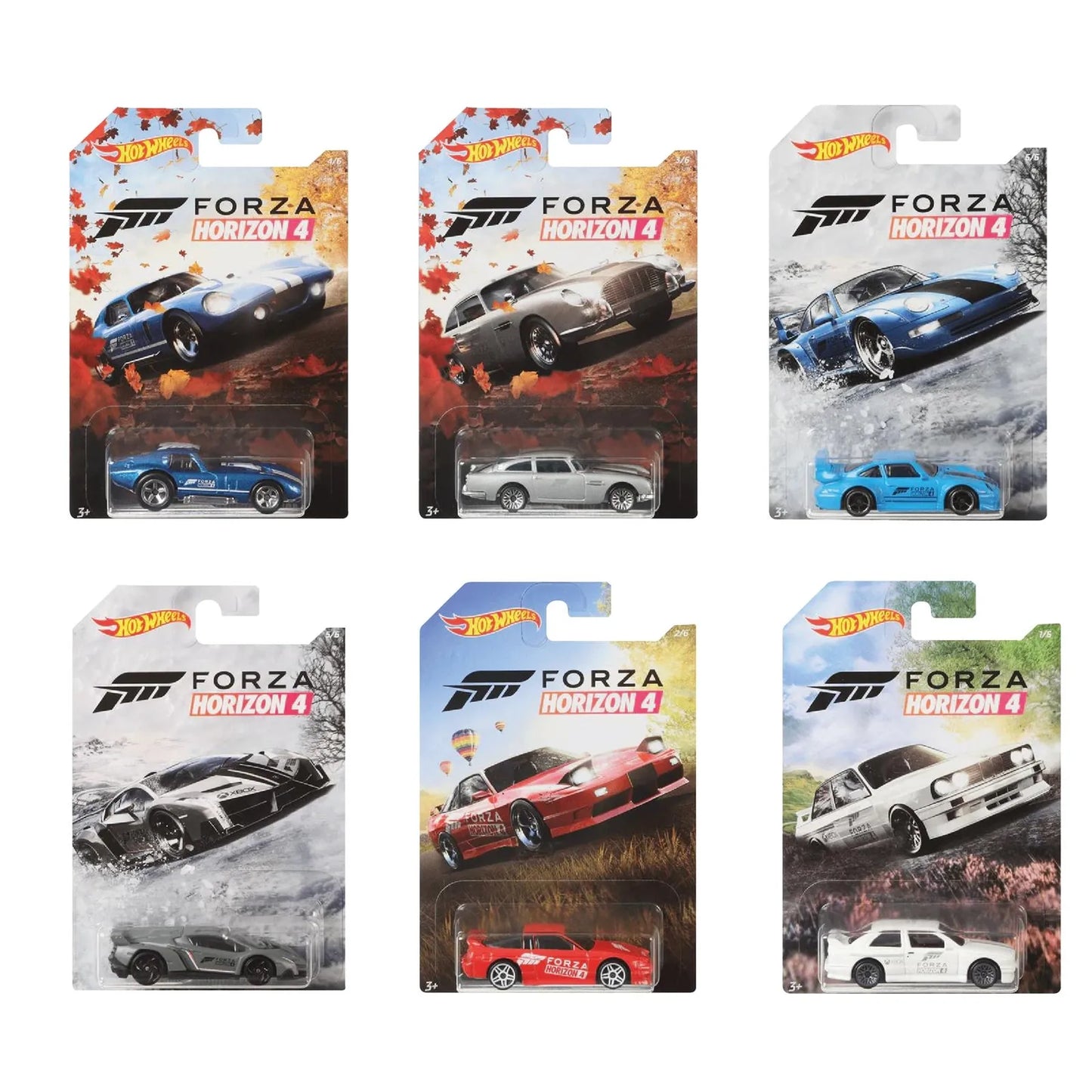 Hot Wheels Forza Horizon 4 Set of 6