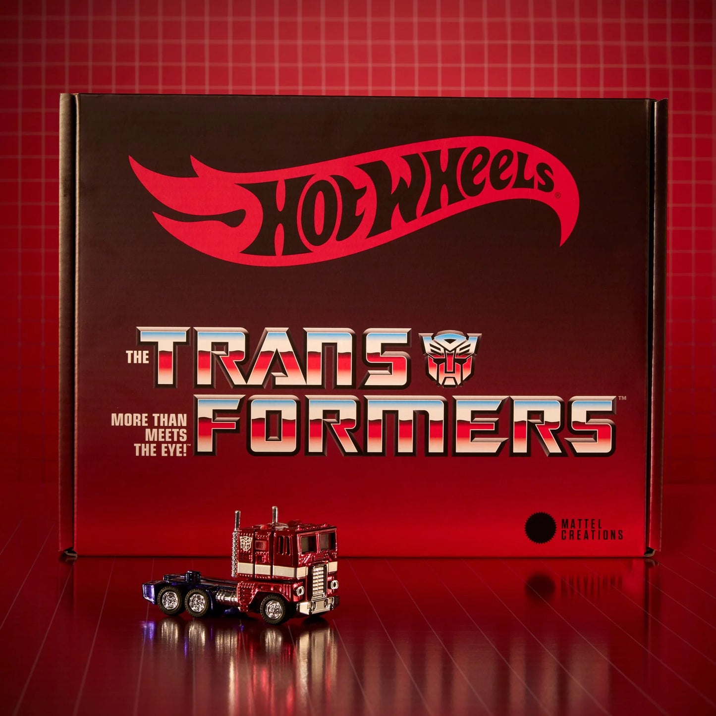 Hot Wheels RLC Transformers Optimus Prime Set